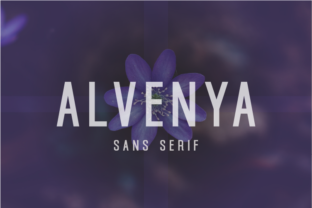 Alvenya: A Modern Sans Serif Font for Crafters and Product Creators