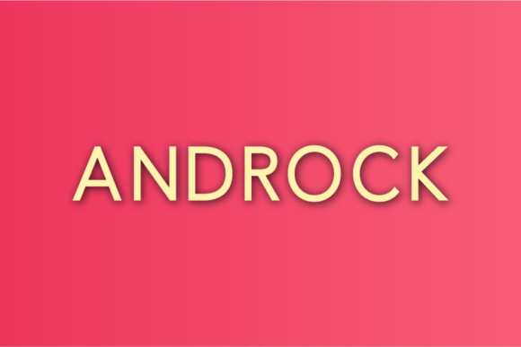 Androck: The Font That Elevates Your Digital Campaigns