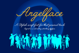 Angelface: A Script Handwritten Font for Editorial Design