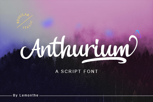 Anthurium: A Font That Breathes Elegance Into Every Page