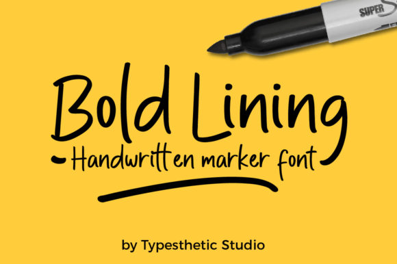 Bold Lining: A Script Font That Elevates Digital Design