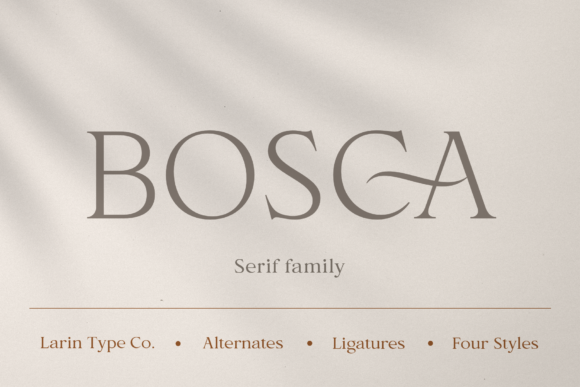 Choosing the Right Font for Your Brand: How Bosca Elevates Your Design