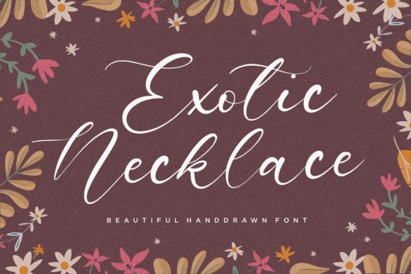 Exotic Necklace: The Font That Elevates Your Campaigns