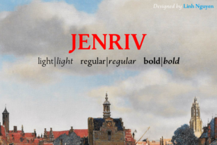 Jenriv: A Serif Font for Editorial Elegance