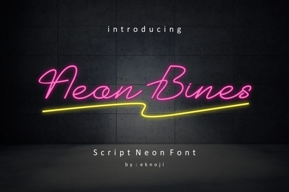 Neon Bines: A Font That Brings Your Brand to Life