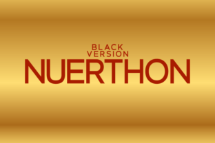 Nuerthon Black: A Versatile Sans Serif for Crafters and Designers