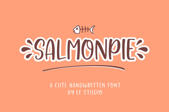 Salmonpie: A Script Font for Creative Crafters and Product Makers