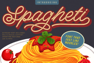 Spagheti: A Font That Elevates Branding with Grace and Charm