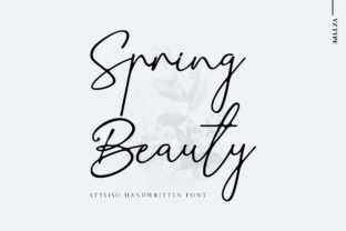 Spring Beauty: A Script Font That Elevates Your Brand