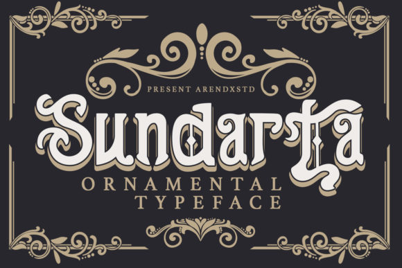 Sundarta: A Vintage Font for Editorial Design