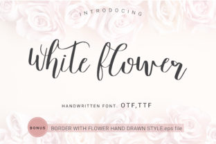 White Flower: A Script Font That Elevates Digital Branding