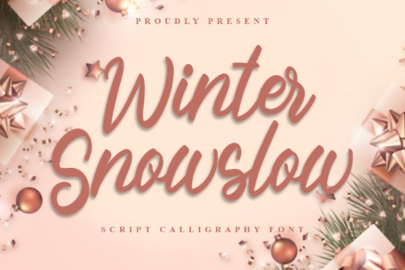 Winter Snowslow: A Script Font for Memorable Branding