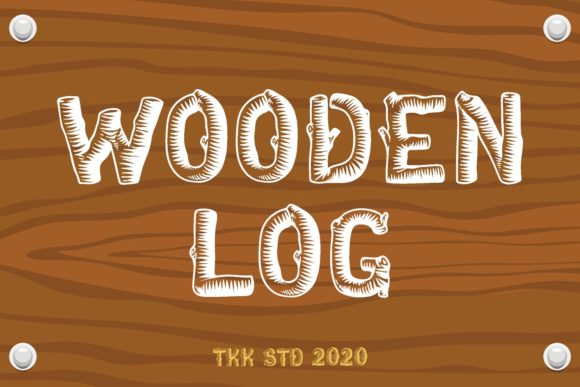 Wooden Log: The Perfect Font for a Nature-Inspired Brand